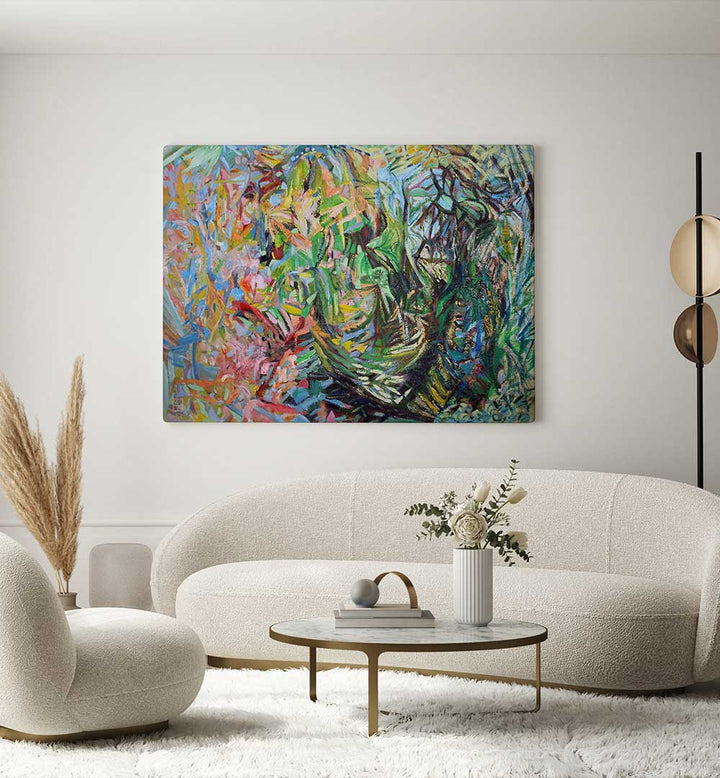 ILLUMINATED FOREST , ABSTRACT PAINTINGS