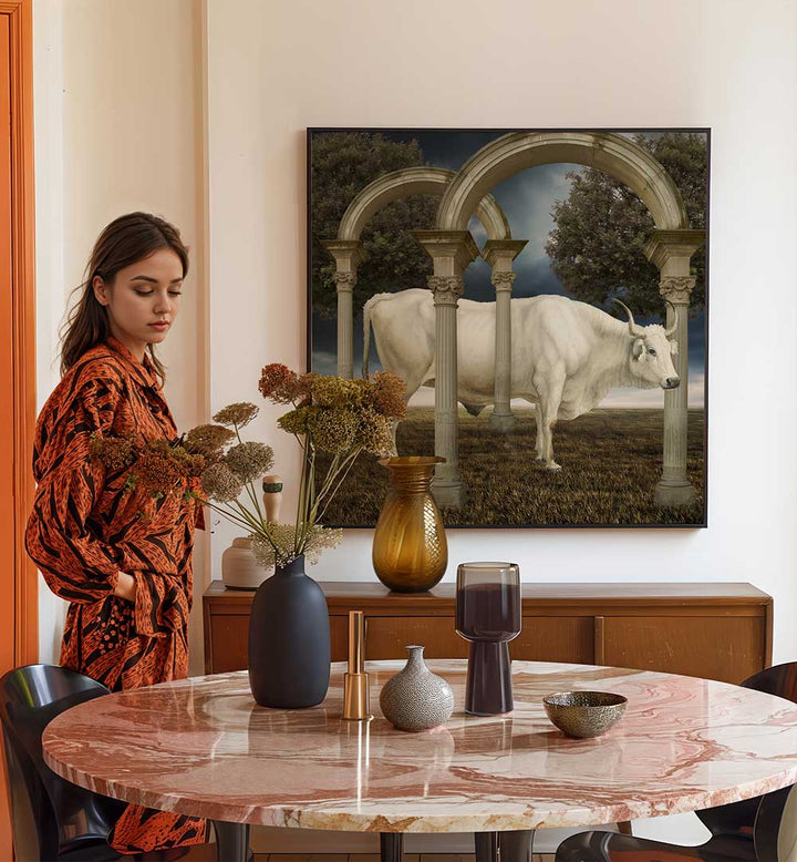 ILLUSIONNISME DE LA VACHE , ANIMAL PAINTINGS