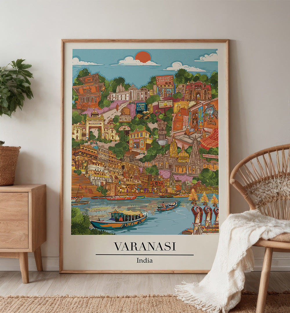 VARANASI , TRAVEL POSTERS