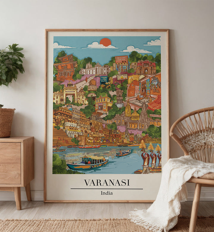 VARANASI , TRAVEL POSTERS