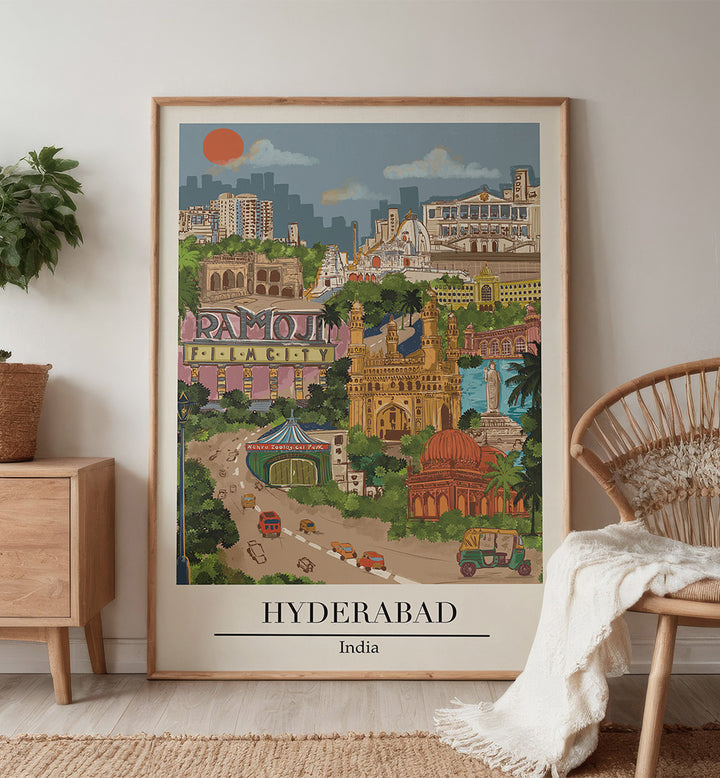 HYDERABAD , TRAVEL POSTERS