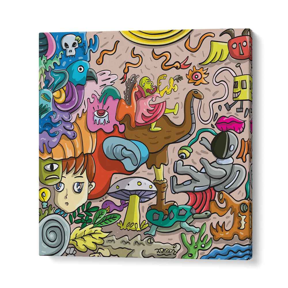 Imagination Island Comic Art Artwork in Gallery Wrap