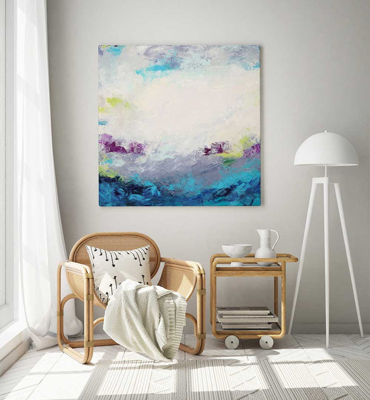 IMPRESSIONIST FLORAL ABSTRACT , ABSTRACT PAINTINGS