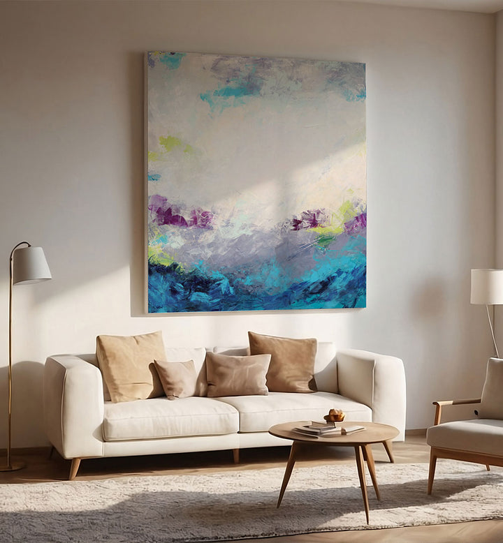 IMPRESSIONIST FLORAL ABSTRACT , ABSTRACT PAINTINGS