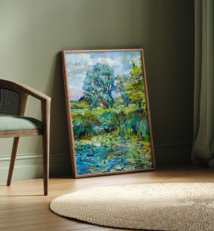 IMPRESSIONIST LILY POND