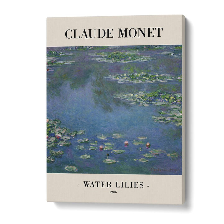 Impressionist Oasis-claude Monet's Water Lillies ( 1906 ) Claude Monet art painting Artwork in Gallery Wrap