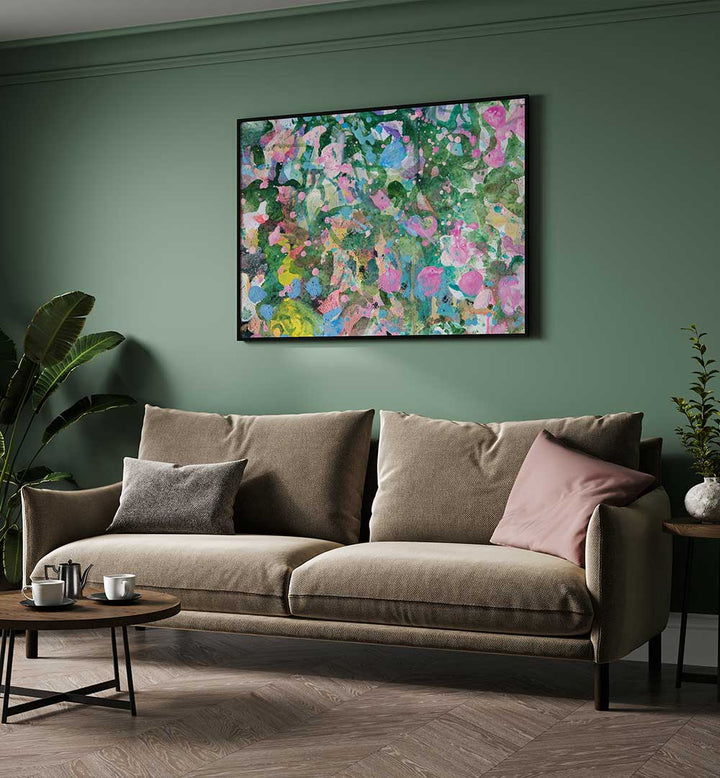 IN THE GARDEN I , ABSTRACT PAINTINGS