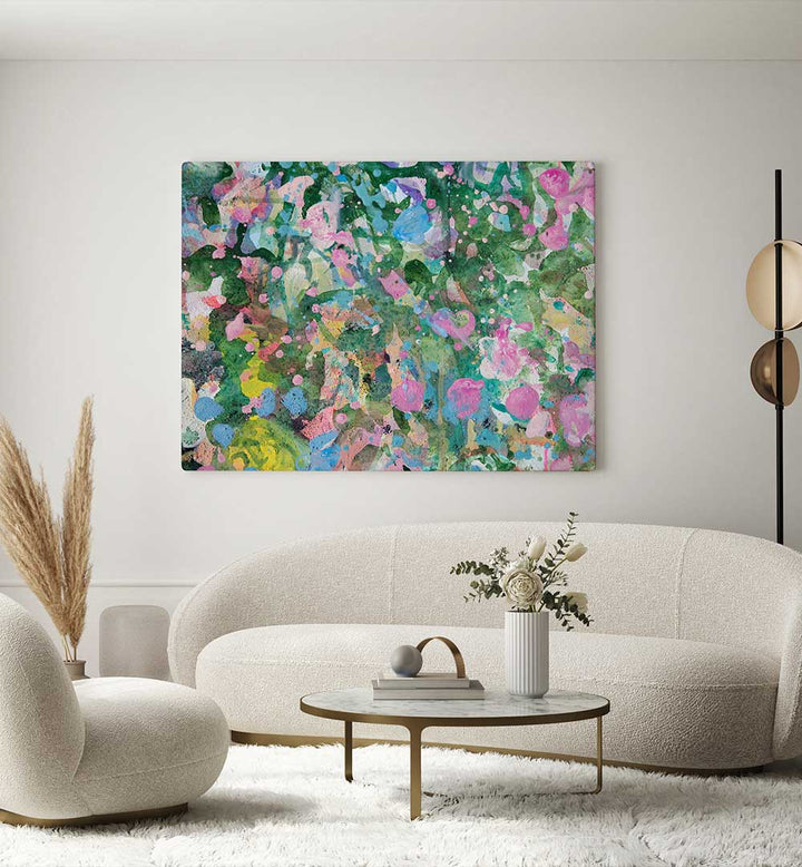 IN THE GARDEN I , ABSTRACT PAINTINGS