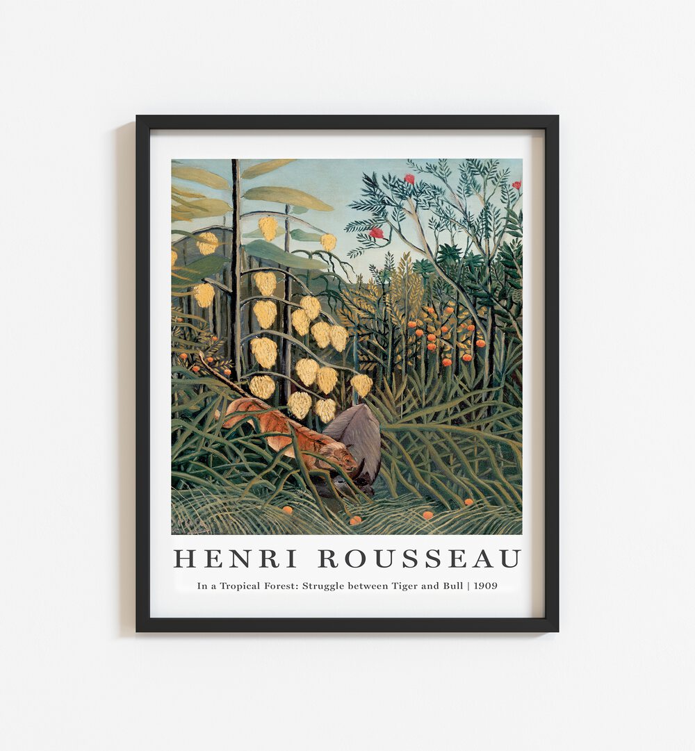 IN A TROPICAL FOREST (1909) , VINTAGE PAINTINGS