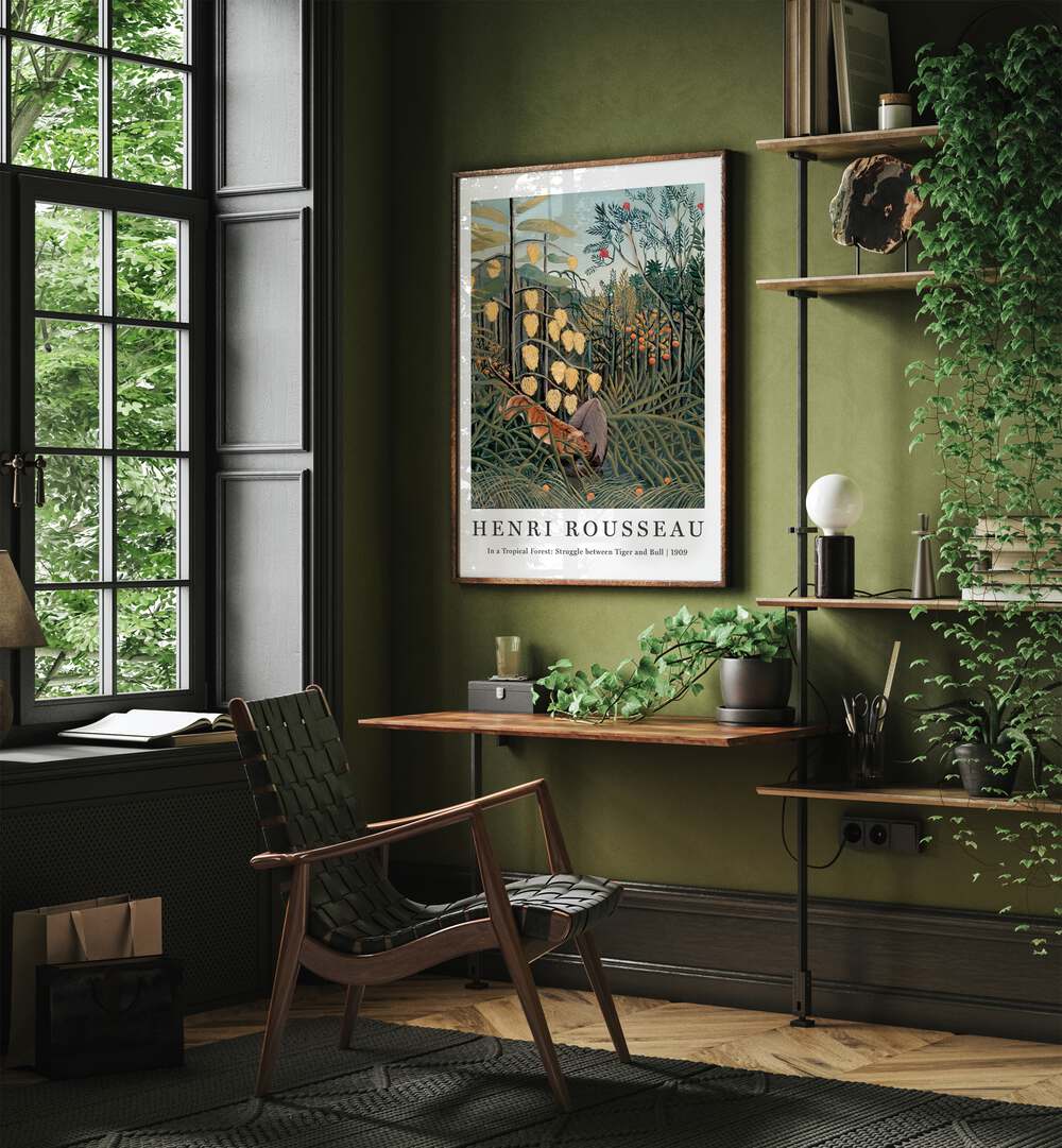 IN A TROPICAL FOREST (1909) , VINTAGE PAINTINGS