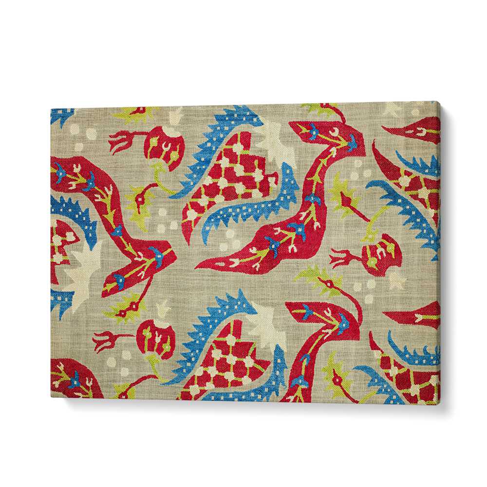 Indian Texture Pattern Indian Art Painting Artwork in Gallery Wrap