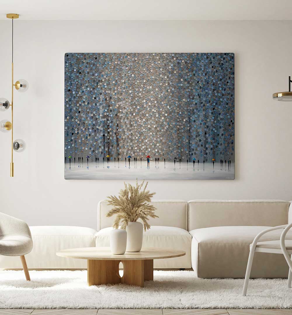 INFINITY RAIN , MODERN IMPRESSIONISM PAINTINGS