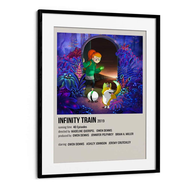 INFINITY TRAIN 2019 MOVIE POSTERS in Black Frame With Mount