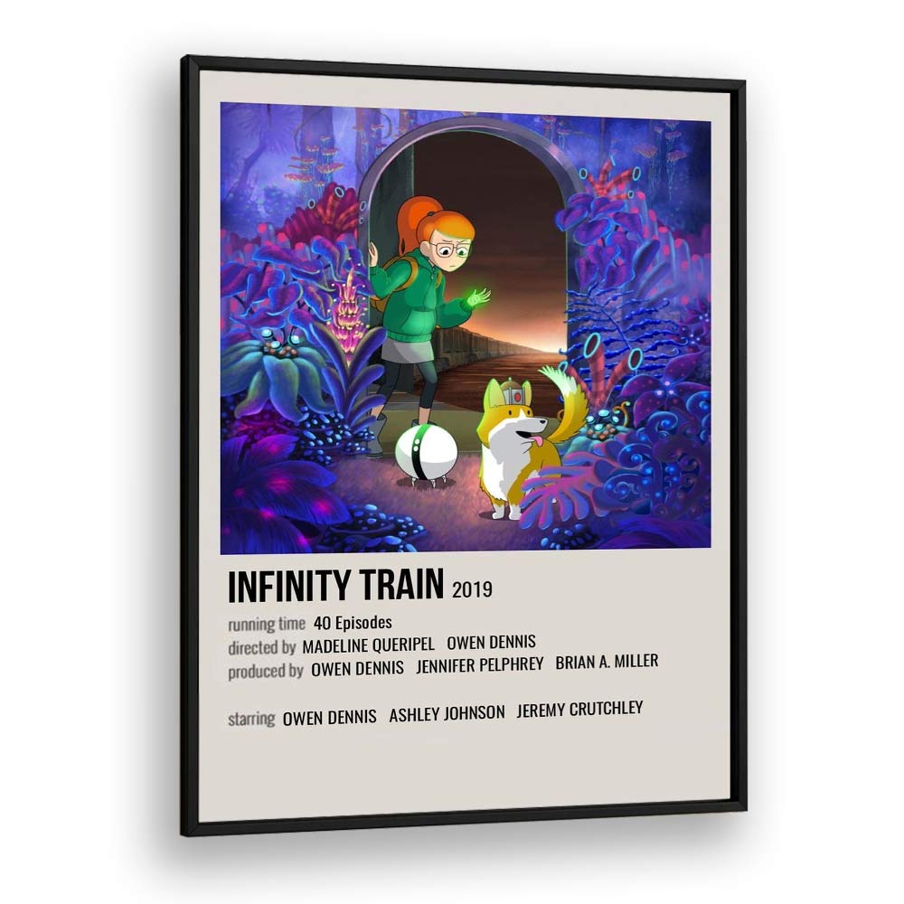 INFINITY TRAIN 2019 MOVIE POSTERS in Black Plain Frame