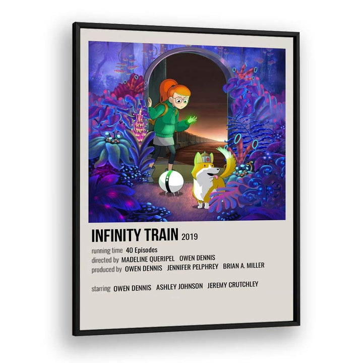 INFINITY TRAIN 2019 MOVIE POSTERS in Black Plain Frame