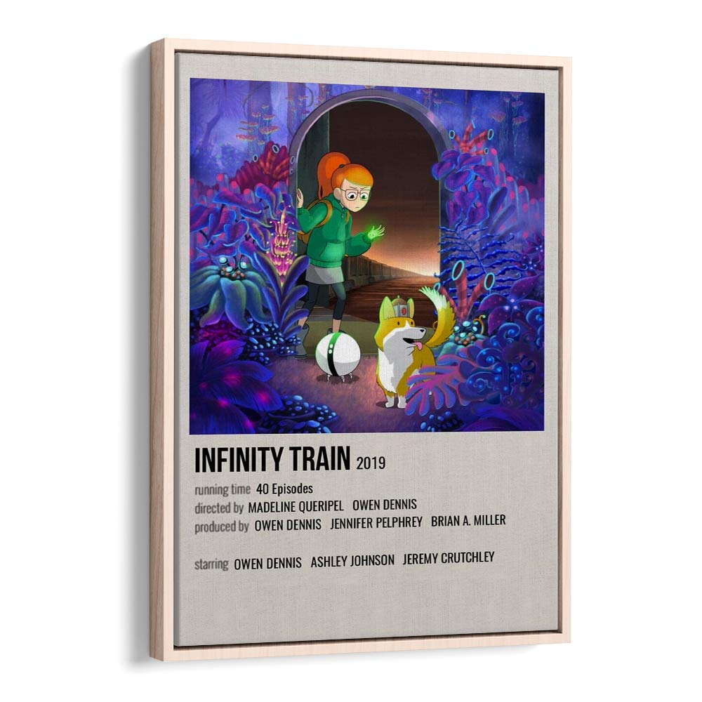 INFINITY TRAIN 2019 MOVIE POSTERS in Oak Wood Floater Frame