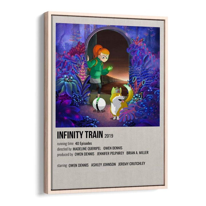 INFINITY TRAIN 2019 MOVIE POSTERS in Oak Wood Floater Frame