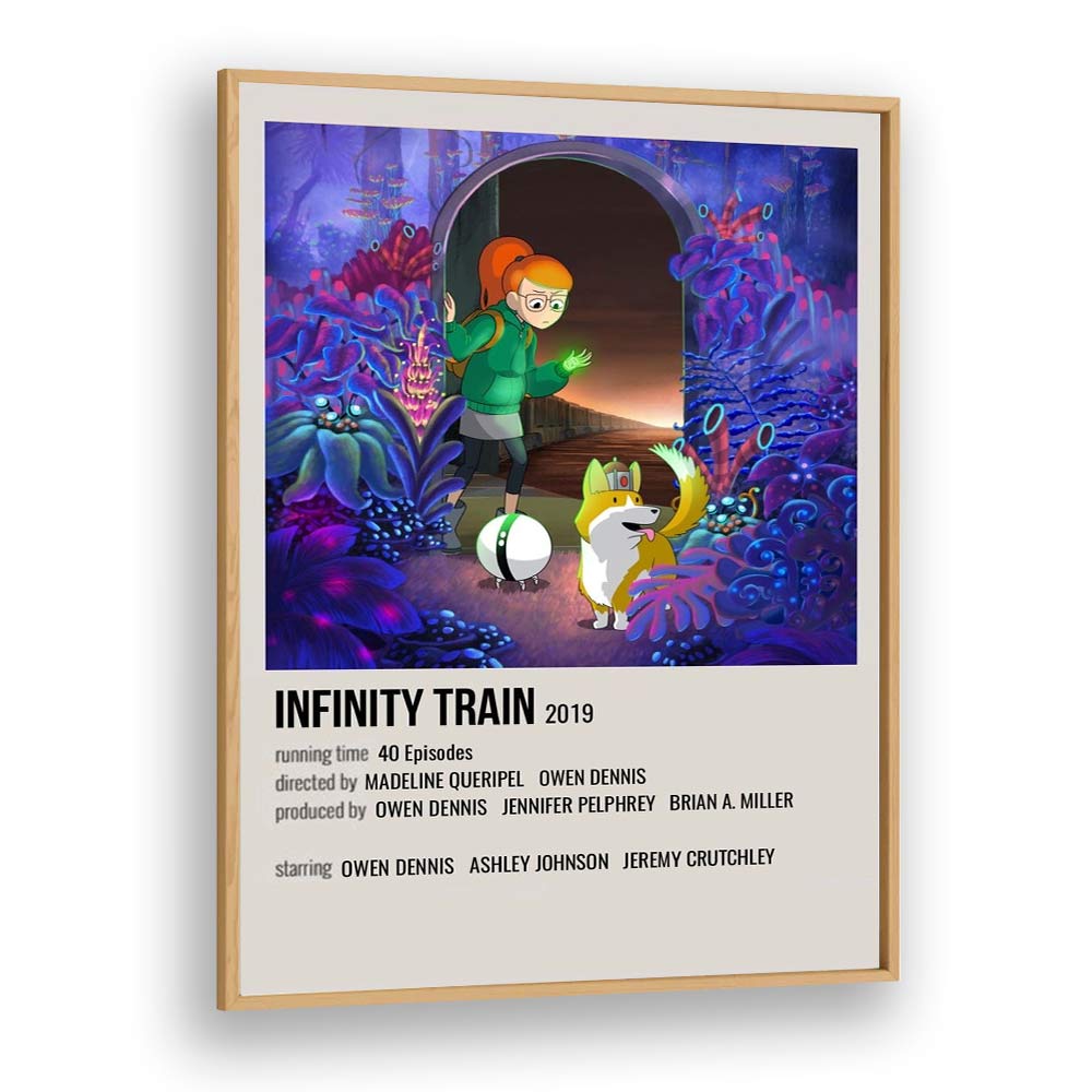 INFINITY TRAIN 2019 MOVIE POSTERS in Oak Wood Plain Frame