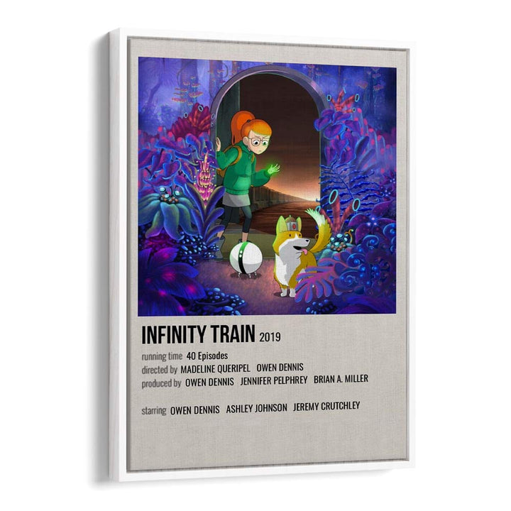 INFINITY TRAIN 2019 MOVIE POSTERS in White Floater Frame