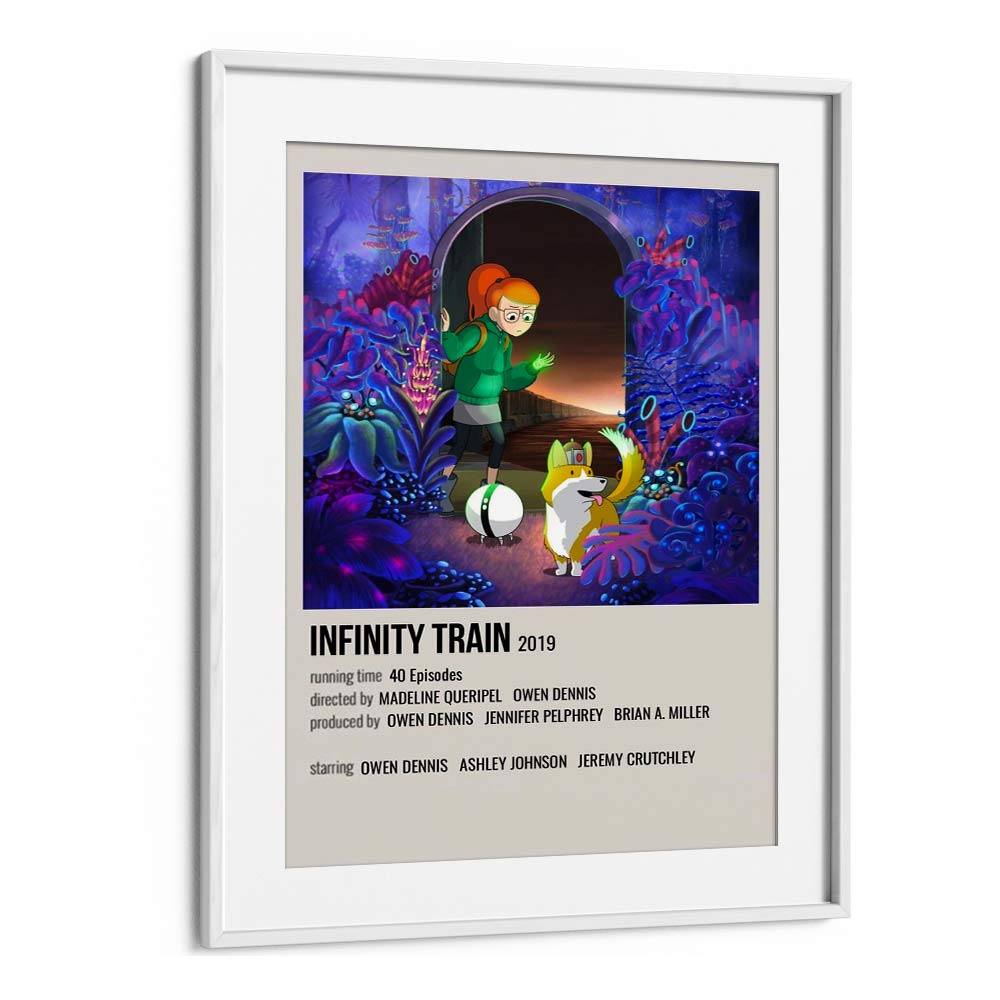 INFINITY TRAIN 2019 MOVIE POSTERS in White Frame With Mount