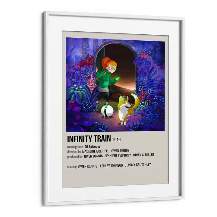 INFINITY TRAIN 2019 MOVIE POSTERS in White Frame With Mount