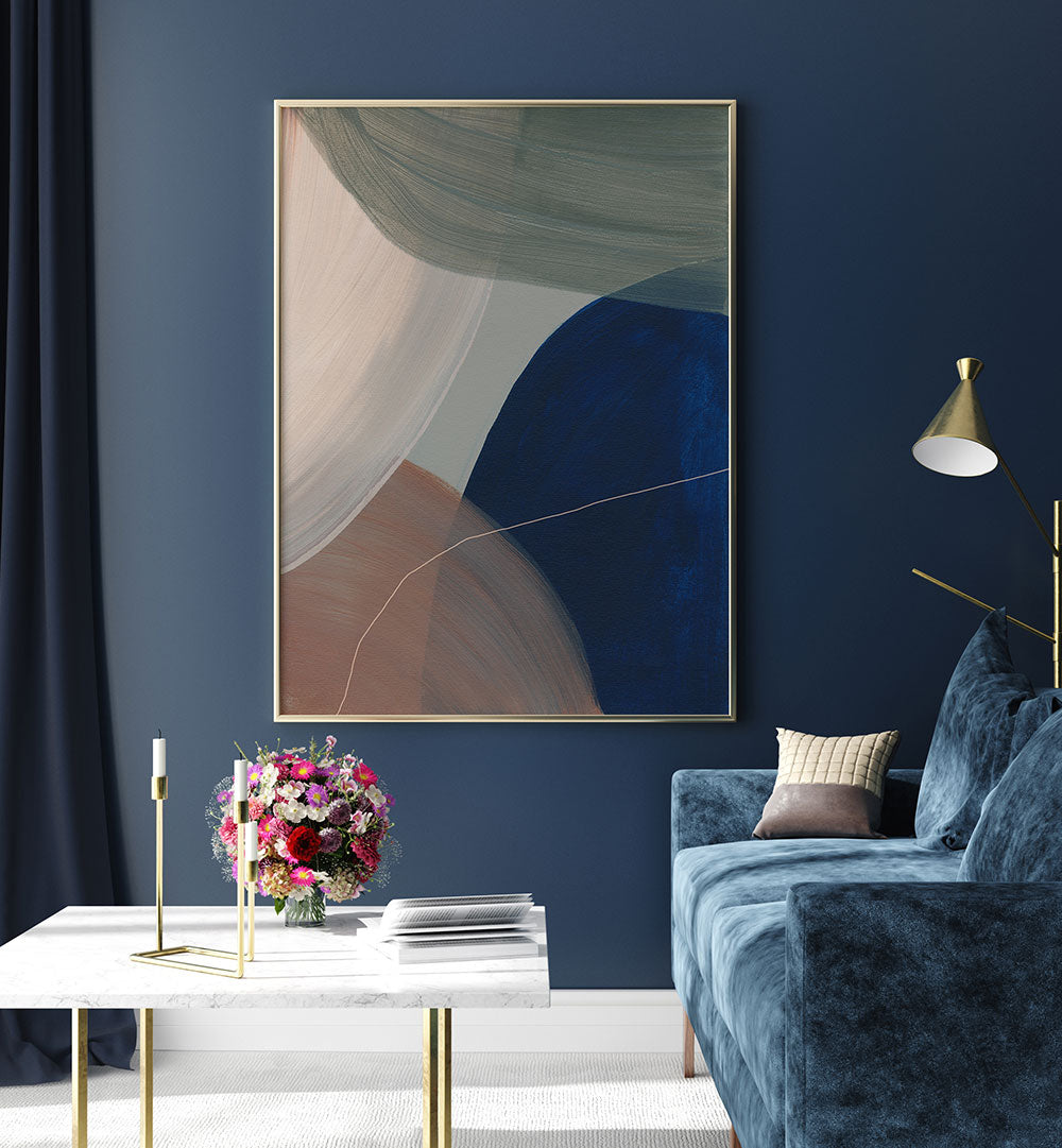 INTERWOVEN HUES , ABSTRACT PAINTINGS