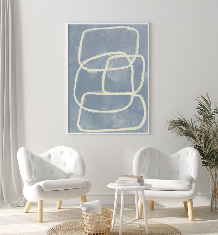 INTERWOVEN LINES , ABSTRACT PAINTINGS