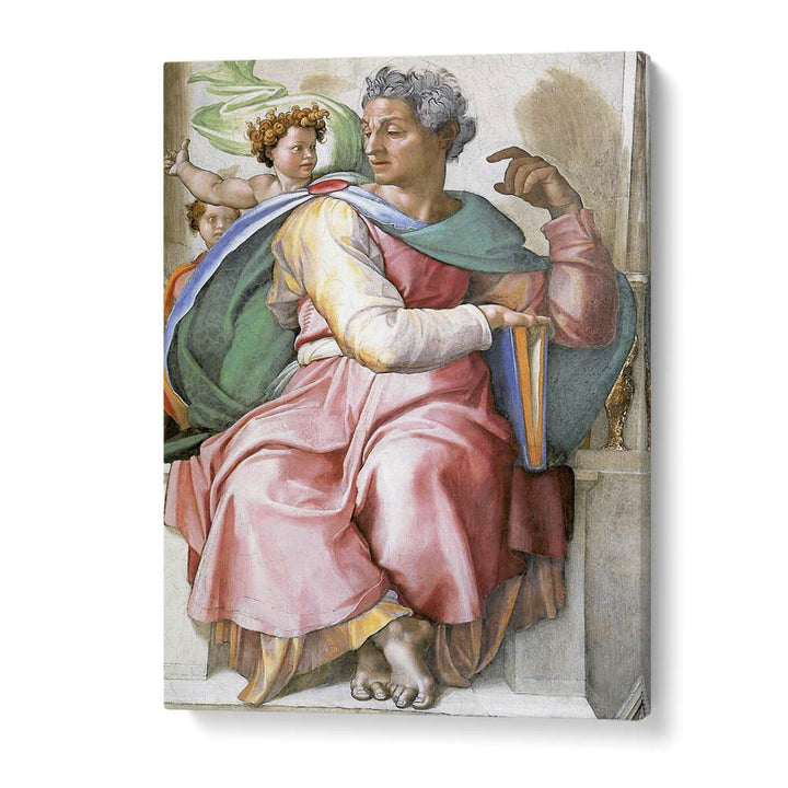 Isaiah (1508-1512) Michelangelo Buonarroti art painting Artwork in Gallery Wrap