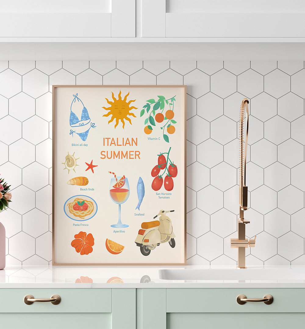 ITALIAN SUMMER , TRAVEL POSTERS