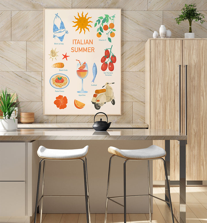 ITALIAN SUMMER , TRAVEL POSTERS