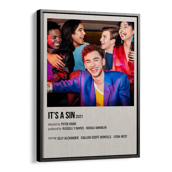 ITS A SIN 2021 MOVIE POSTERS in Black Floater Frame