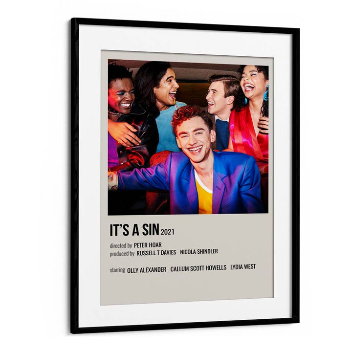 ITS A SIN 2021 MOVIE POSTERS in Black Frame With Mount