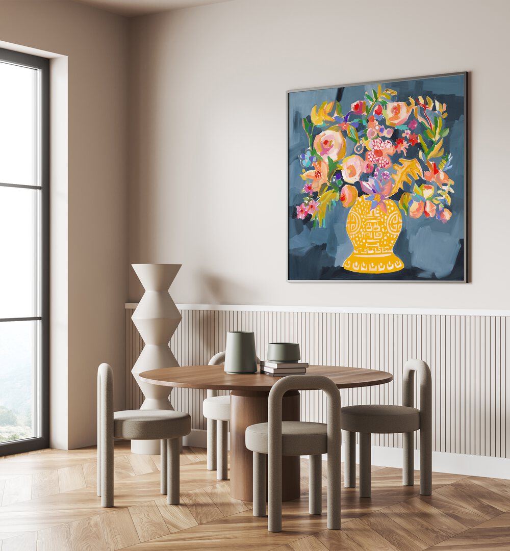 Brighten your space with IZZIE S BOUQUET, FLORAL FLOWER PAINTINGS featuring vibrant floral art in a stylish setting.