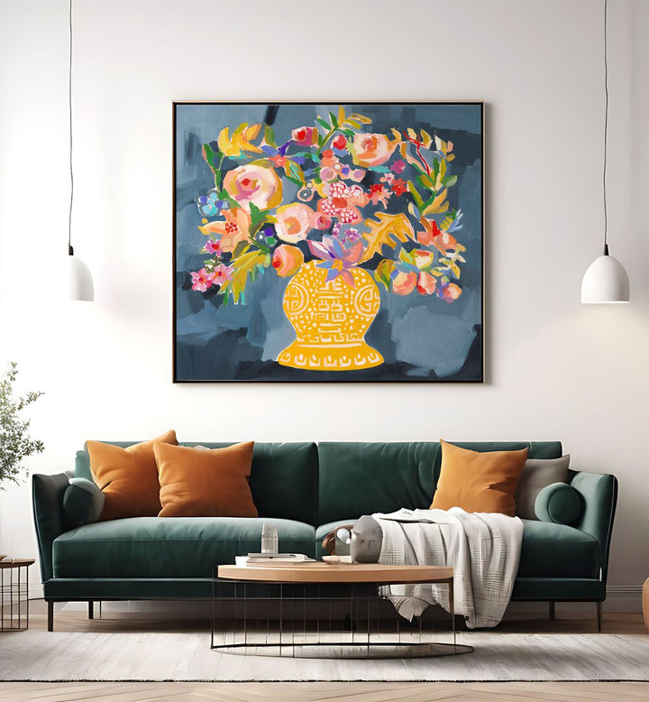 Vibrant IZZIE S BOUQUET, FLORAL FLOWER PAINTINGS enhance any space with colorful floral artistry.