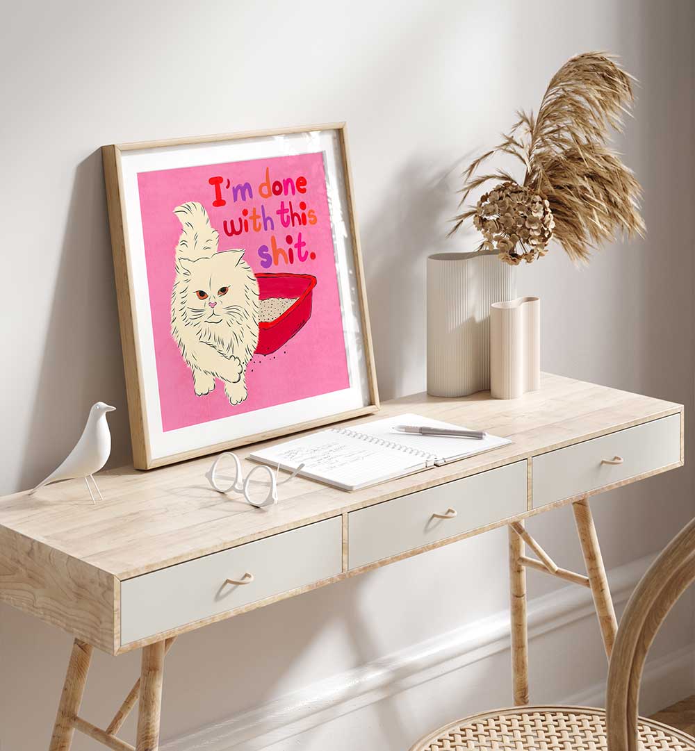 I'M DONE WITH THIS SHIT , KIDS ROOM PAINTINGS