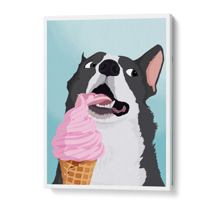 Ice Cream Stealer Wildlife Paintings Wildlife Posters in Gallery Wrap