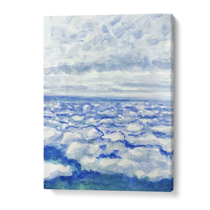 In The Clouds By Key And Sea Creative Landscape Art Print in Gallery Wrap