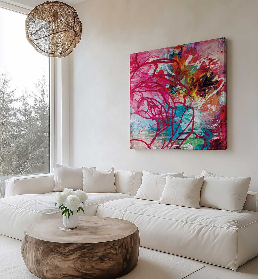 IN THE GARDEN , ABSTRACT PAINTINGS