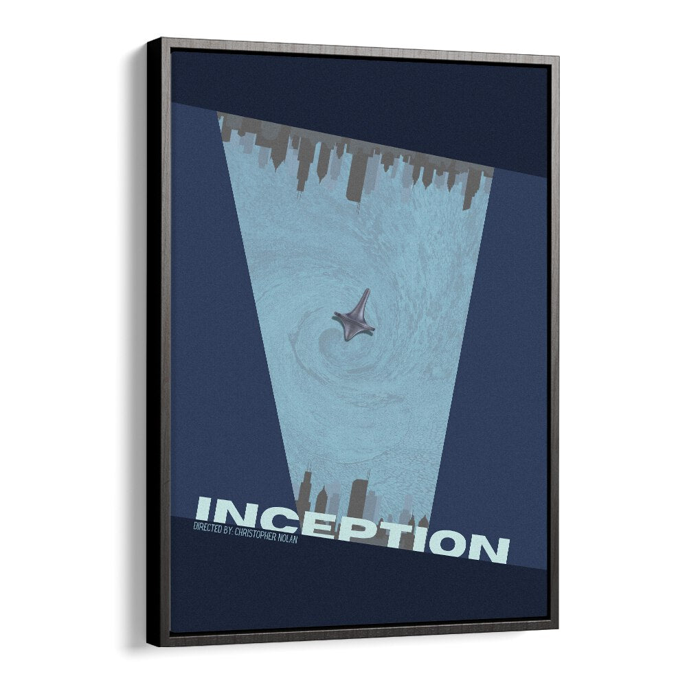 Inception by Grishma Korjani Movie Posters in Black Floater Frame