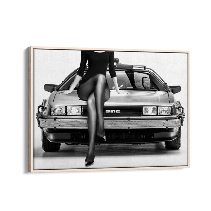 Is Female Forbidden by David Drake Fine Art Photography Fashion Photography in Oak Wood Floater Frame