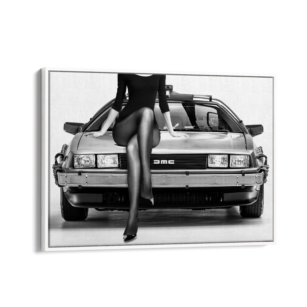 Is Female Forbidden by David Drake Fine Art Photography Fashion Photography in White Floater Frame