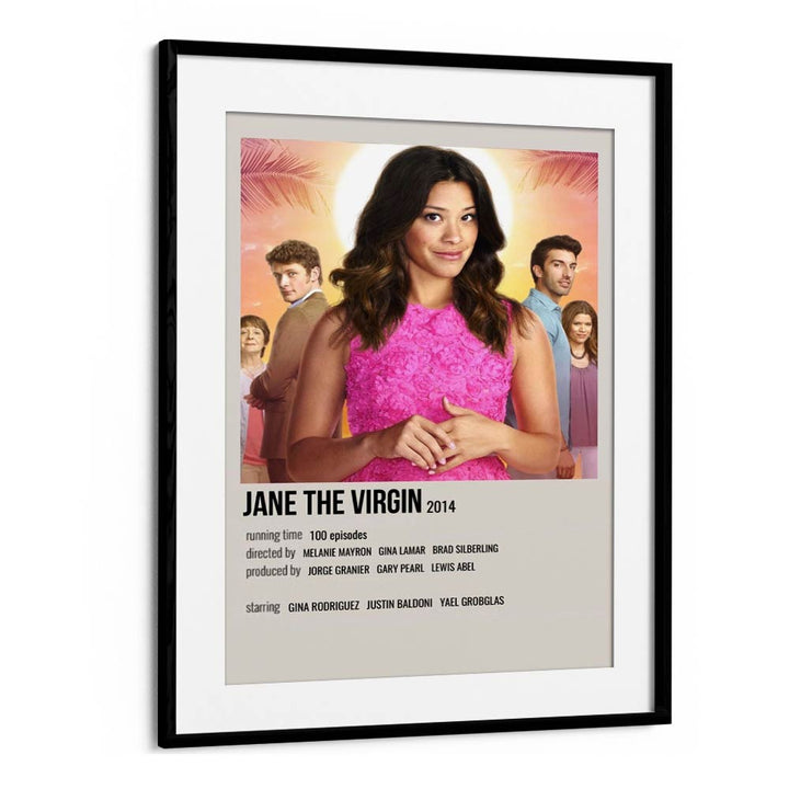 JANE THE VIRGIN 2014 MOVIE POSTERS in Black Frame With Mount