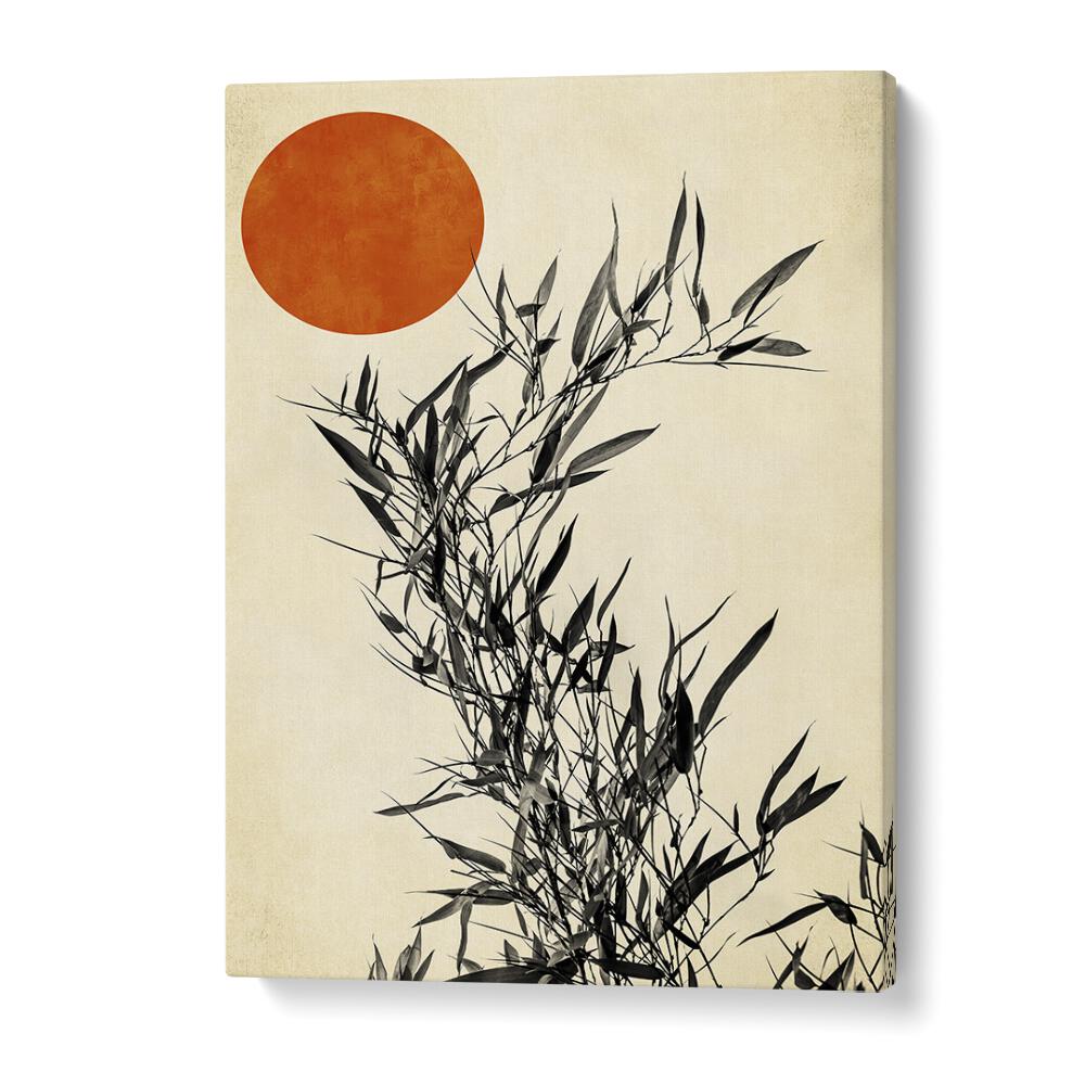 Japanese Birch Landscape Art Artwork in Gallery Wrap