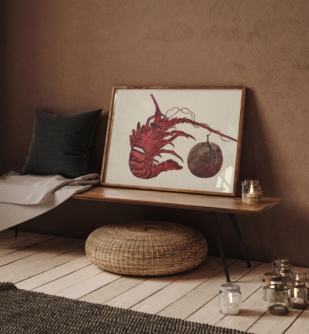 JAPANESE LOBSTER (1615–1868) , VINTAGE PAINTINGS