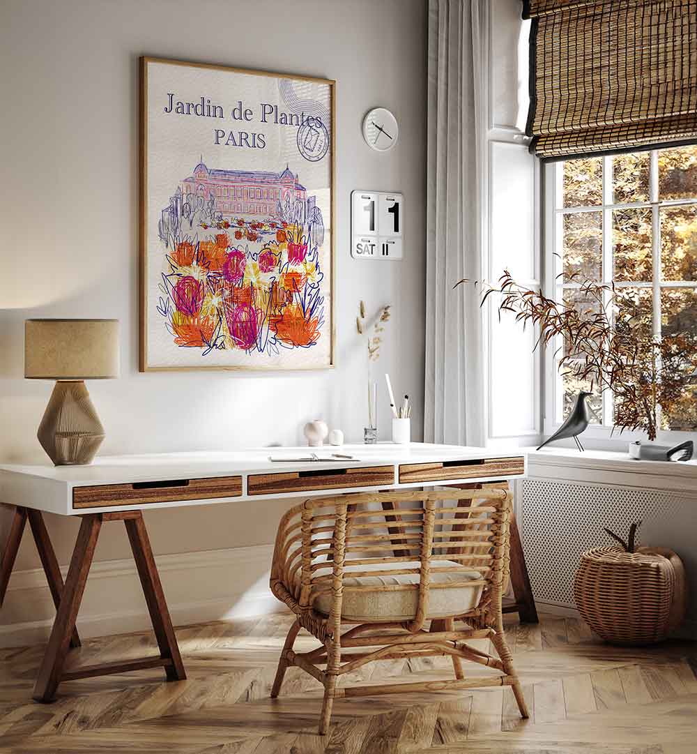 JARDIN DES PLANTES PARIS , TRAVEL POSTERS