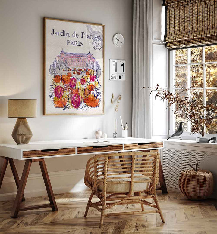 JARDIN DES PLANTES PARIS , TRAVEL POSTERS