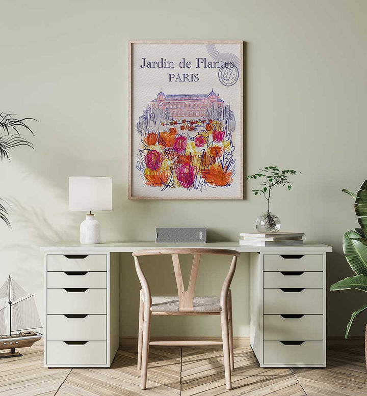 JARDIN DES PLANTES PARIS , TRAVEL POSTERS