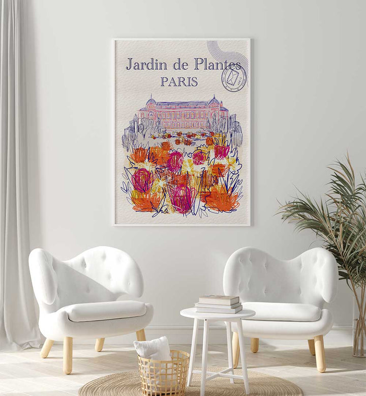 JARDIN DES PLANTES PARIS , TRAVEL POSTERS