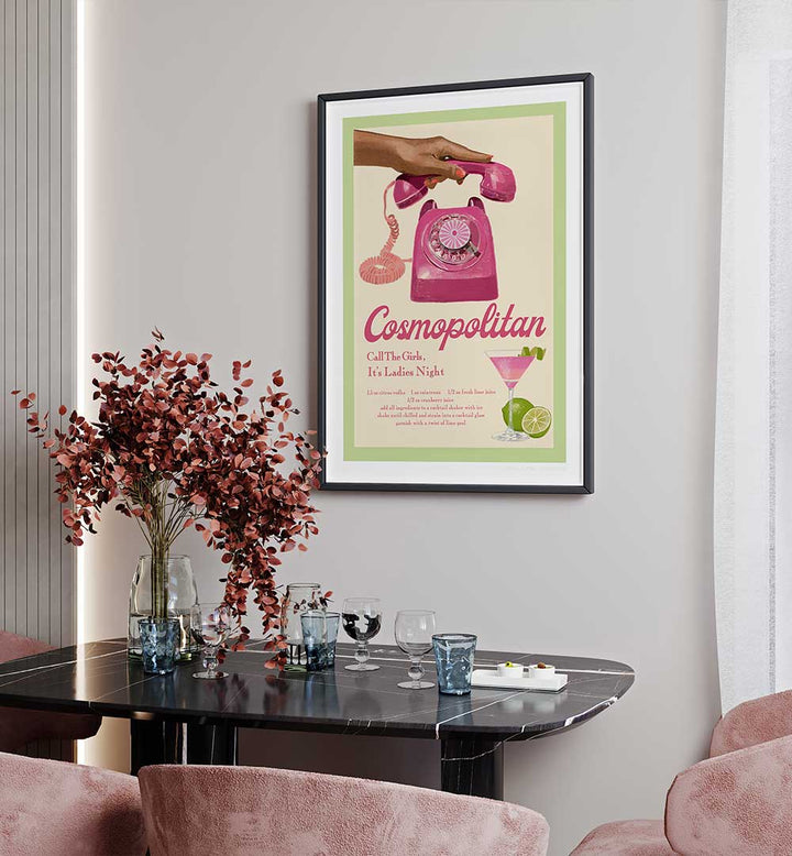 JLR COCKTAILS COSMOPOLITAN , FASHION POSTERS