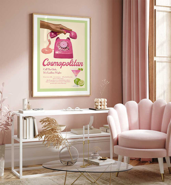 JLR COCKTAILS COSMOPOLITAN , FASHION POSTERS